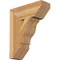 Ekena Millwork Funston Slat Rough Sawn Bracket, Western Red Cedar, 6"W x 18"D x 22"H BKT06X18X22FST06RWR - alternate 1